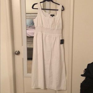 XL never worn Lulu’s white tea length dress